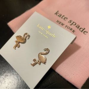 KATE SPADE • By The Pool Flamingo Earrings
